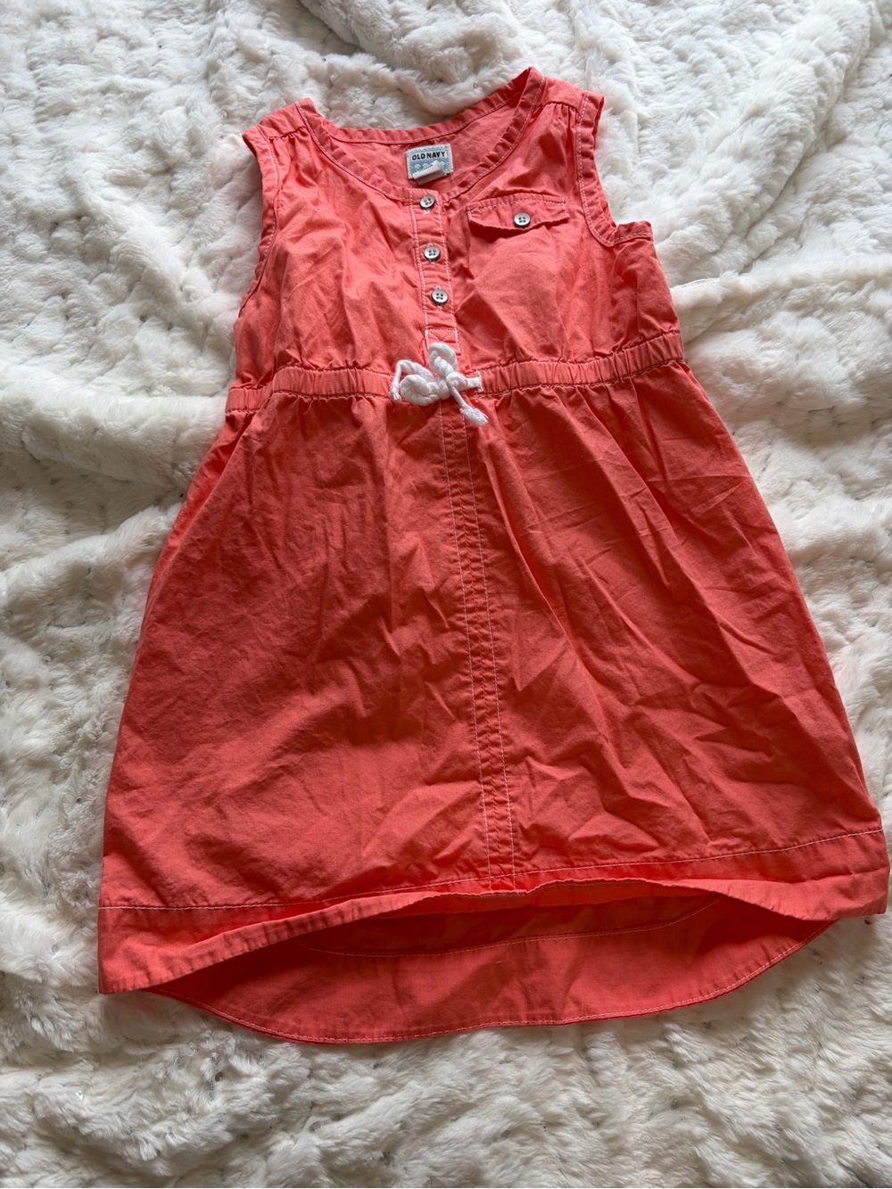 🍊 Old Navy Girls 4T Orange Tank Dress